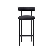 Mariella-font-light-stool-black-leather-produktbild